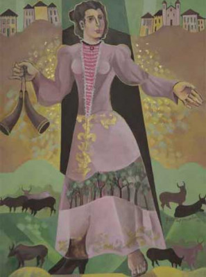 Dona Joaquina, óleo sobre tela, Yara Tupynambá